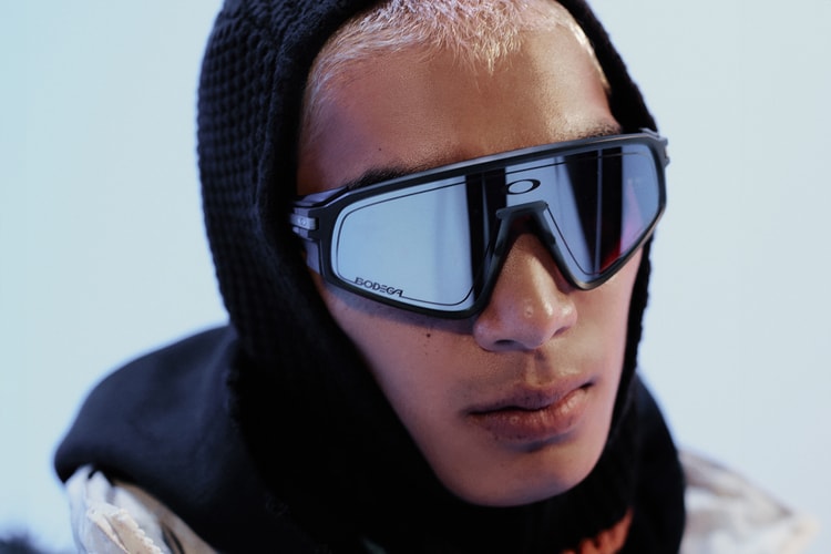 Bodega and Oakley Gear Up for Winter Sports With Latch Panel Brass Shades