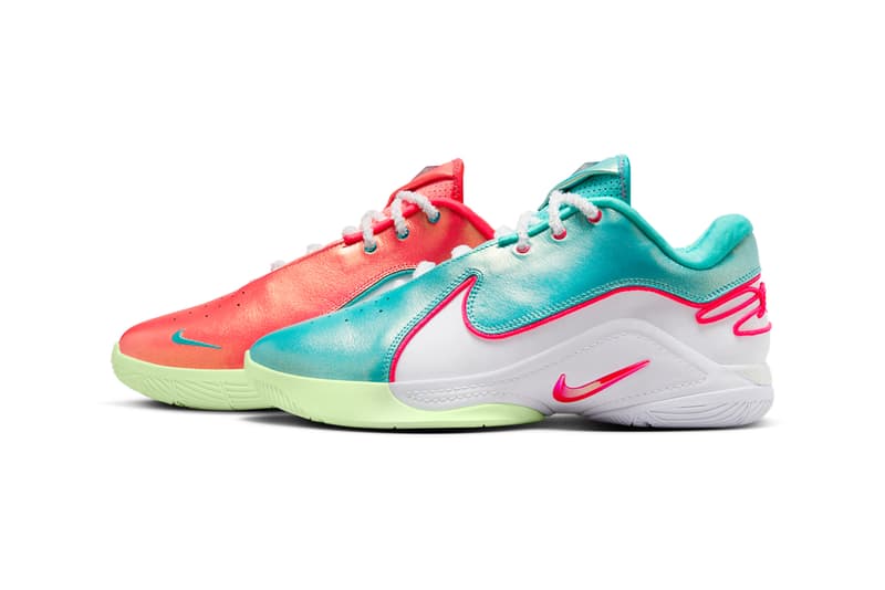 First Look at the Nike LeBron 22 "Christmas" Solar Red/Dusty Cactus-White-Vapor Green HV5147-600