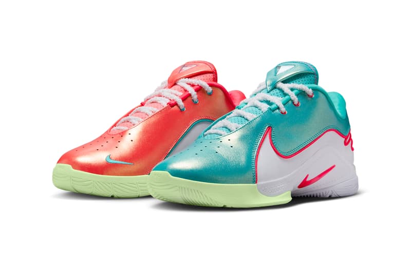 First Look at the Nike LeBron 22 "Christmas" Solar Red/Dusty Cactus-White-Vapor Green HV5147-600