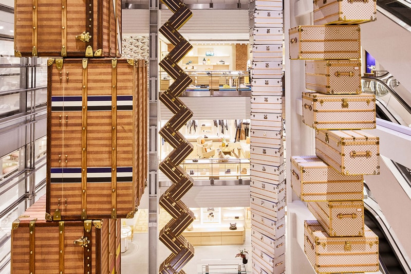 Louis Vuitton's New 57th Street NYC Store OMA Shohei Shigematsu Installation Info 