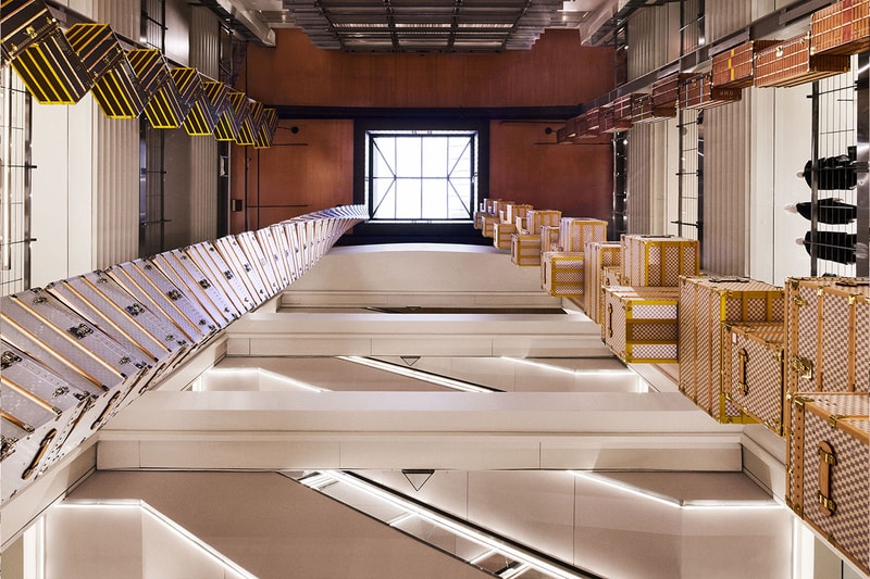 Louis Vuitton's New 57th Street NYC Store OMA Shohei Shigematsu Installation Info 