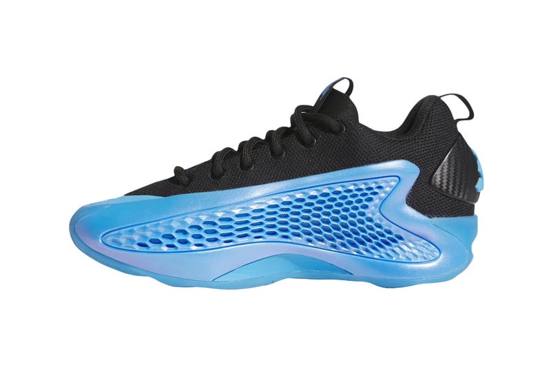 Official Look at the adidas AE 1 Low "Blue Burst" JI4070 Blue Burst/Core Black-Blue Burst anthony edwards minnesota timberwolves nba basketball shoes 