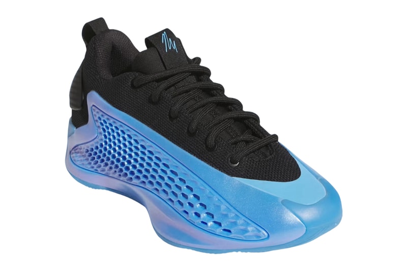 Official Look at the adidas AE 1 Low "Blue Burst" JI4070 Blue Burst/Core Black-Blue Burst anthony edwards minnesota timberwolves nba basketball shoes 