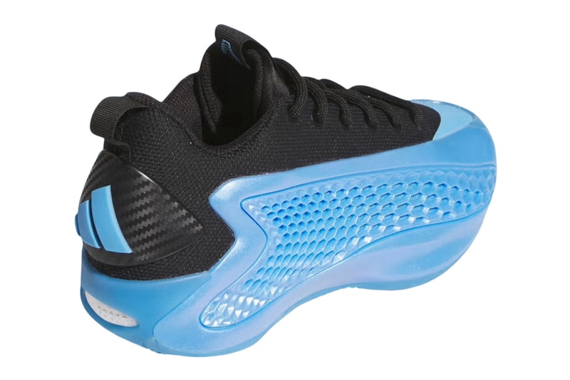 Official Look at the adidas AE 1 Low "Blue Burst" JI4070 Blue Burst/Core Black-Blue Burst anthony edwards minnesota timberwolves nba basketball shoes 