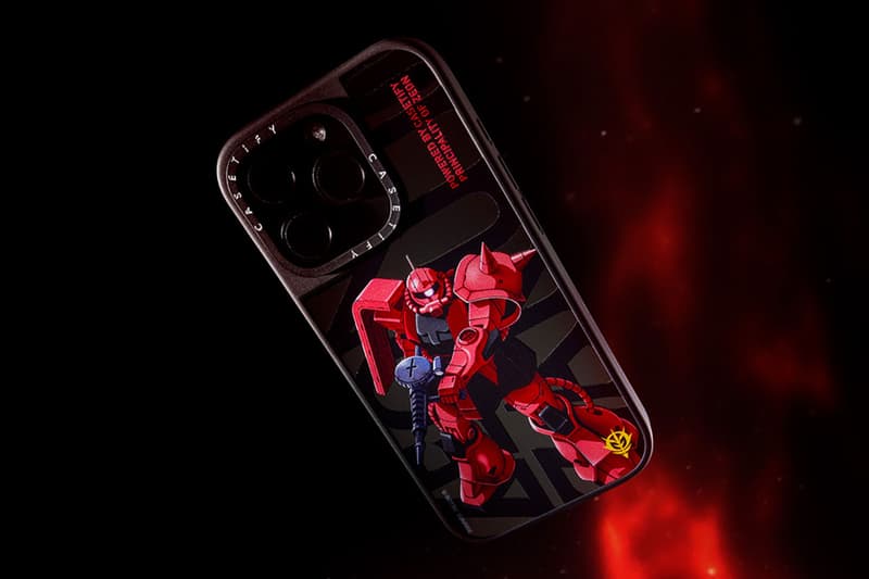 Информация о сотрудничестве CASETiFY x Gundam Tech Accessories
