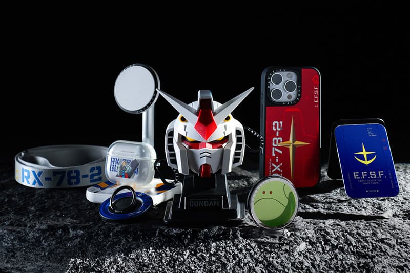 Информация о сотрудничестве CASETiFY x Gundam Tech Accessories