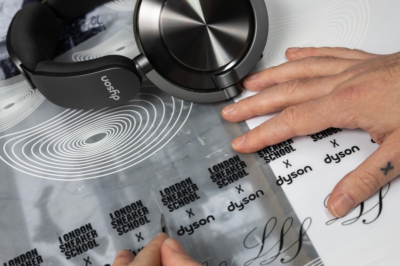 dyson ontrac atelier london covent garden sneaker school customization headphones footwear pop-up workshop december 2024 neal street 