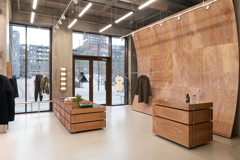 Frederik Gustav Palmes Center Court Copenhagen Carlsberg Byen Interior Design Hybrid store space