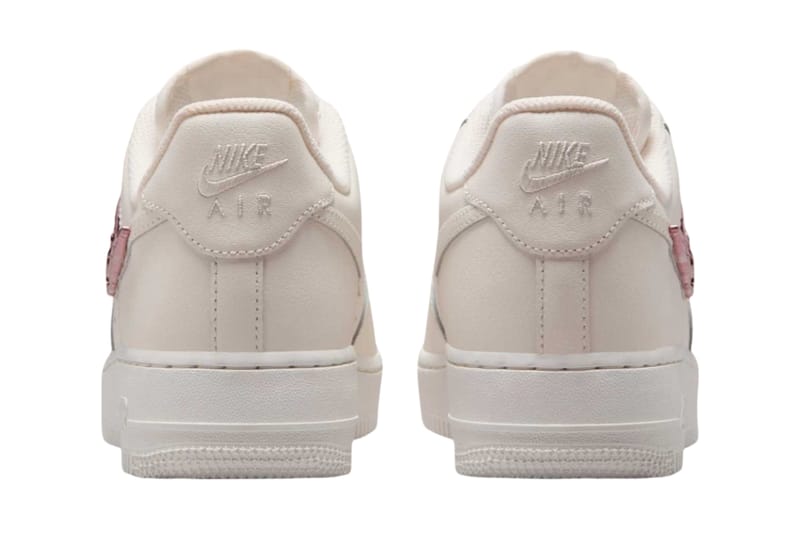 nike rose gold air force