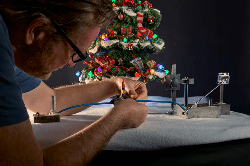 Aardman Brings 'Wallace & Gromit' to Life in London with a New Short Film Shot on iPhone Christmas battersea power station london