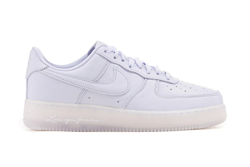 Drake's NOCTA x Nike Air Force 1 Low "Certified Lover Boy" Drops in Palest Purple image