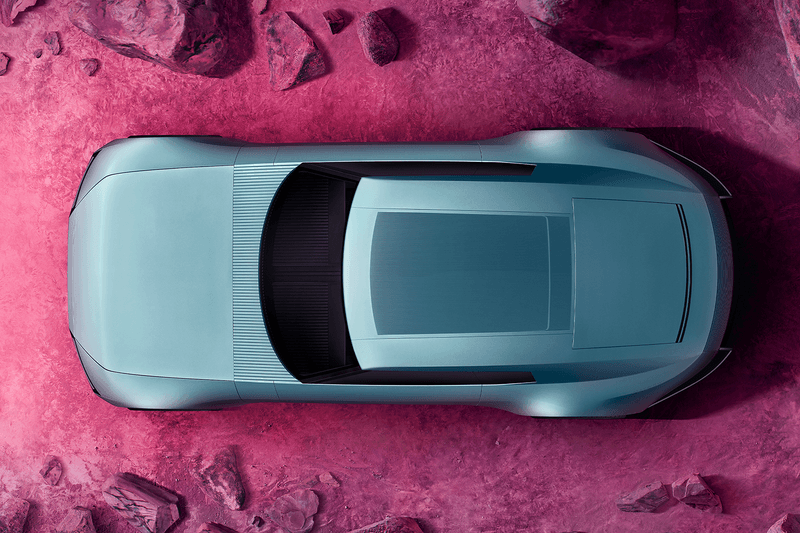 jaguar type 00 electric concept car announcement new logo information  details revealed  miami art basel