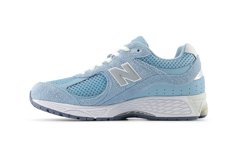 New Balance 2002R "Bright Sky" Bright Sky/Chrome Blue-White M2002RBU nb shoes suede mesh leather 