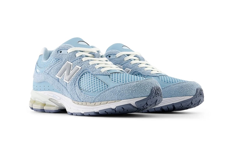New Balance 2002R "Bright Sky" Bright Sky/Chrome Blue-White M2002RBU nb shoes suede mesh leather 