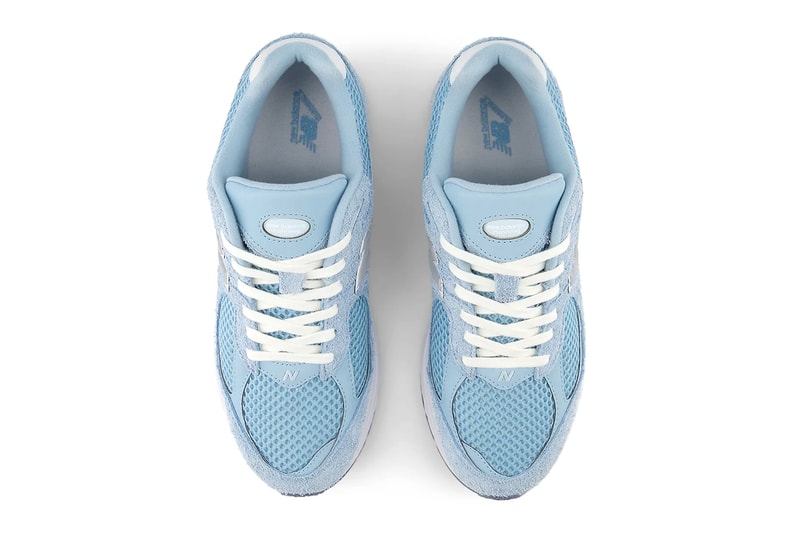 New Balance 2002R "Bright Sky" Bright Sky/Chrome Blue-White M2002RBU nb shoes suede mesh leather 