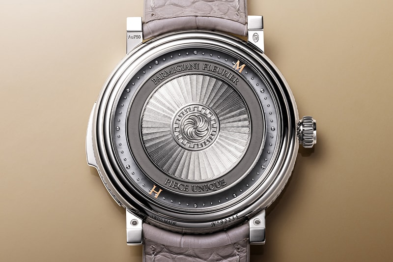Parmigiani Fleurier L'Armoriale Répétition Mystérieuse wristwatch Michel Parmigiani birthday grand feu enamel guilloché Guatemalan jade Vanessa Lecci Eddy Jacquet Yann von Kaenel Julien Toninelli de L’Atelierinfo