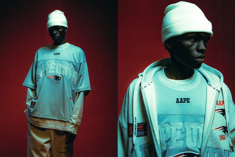 AAPE × Капсульная коллекция НФЛ Полная версия Лас-Вегас Рейдерс Грин Бэй Пэкерс Нью-Ингленд Пэтриотс Сан-Франциско 49ers