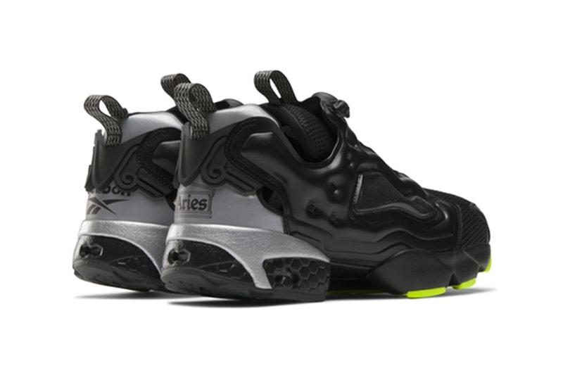 Aries x Reebok Instapump Fury 94 Collection  “Metallic Silver” “Classic Black” RMIA04SC99LEA0057220 RMIA04SC99LEA0011014 Release Info