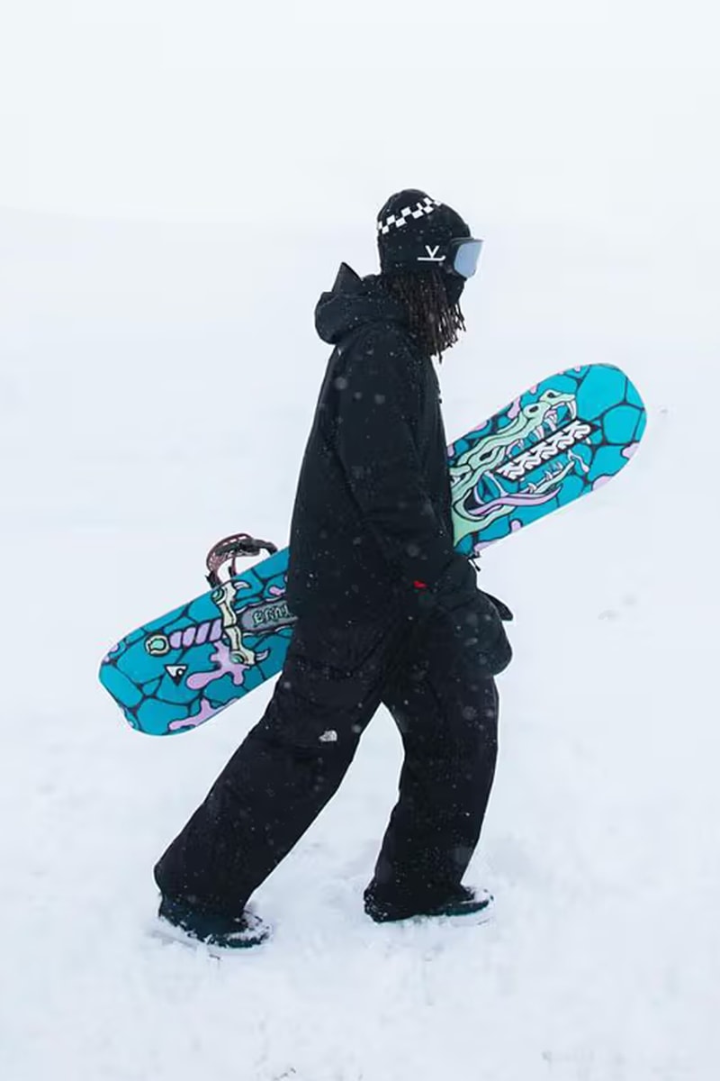 Brain Dead Hits the Slopes With K2 Snowboarding Skis Revolver ski mountain winter cold boots release info price california kyle ng 