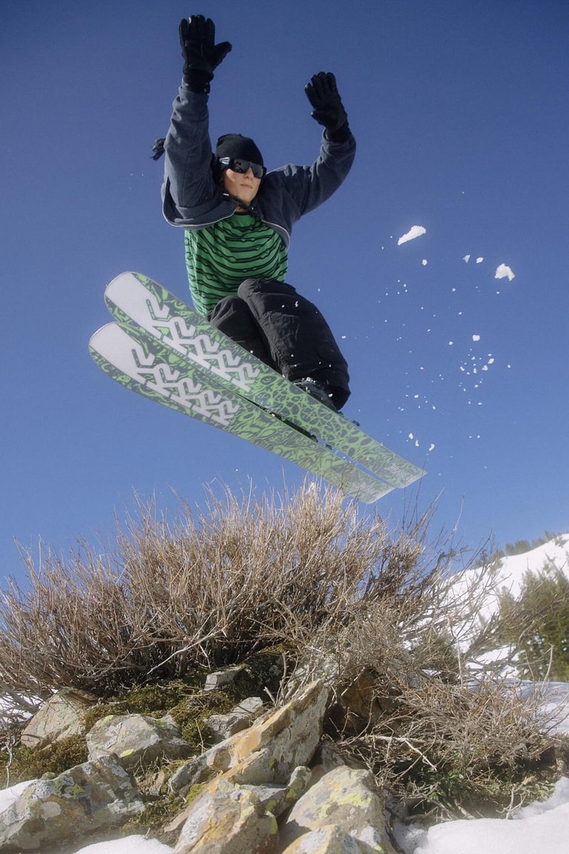 Brain Dead Hits the Slopes With K2 Snowboarding Skis Revolver ski mountain winter cold boots release info price california kyle ng 