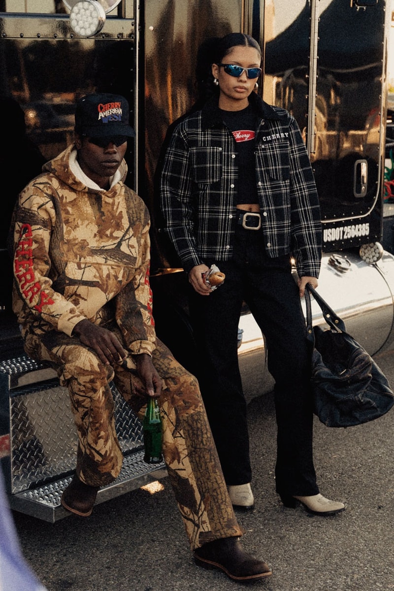 Cherry Los Angeles Saddles Up for Holiday 2024 collection lookbook release info la california apparel the rodeo forum western workwear 