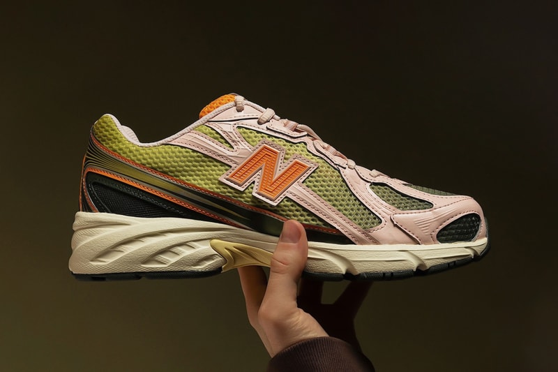 First Look at the CNCPTS x New Balance 740 Collaboration asics green orange mesh dad shoe sneakers