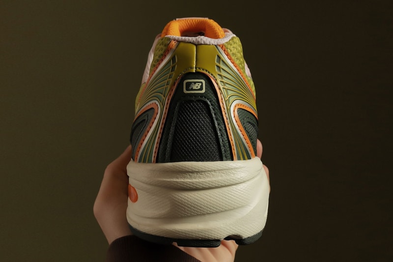 First Look at the CNCPTS x New Balance 740 Collaboration asics green orange mesh dad shoe sneakers