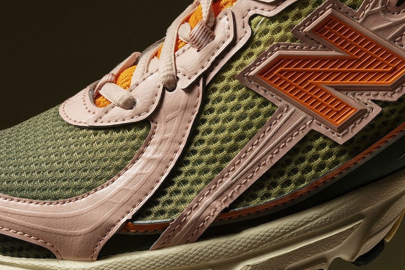 First Look at the CNCPTS x New Balance 740 Collaboration asics green orange mesh dad shoe sneakers