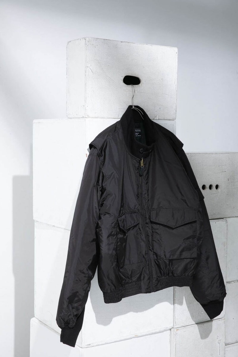 Comme des Garçons Reworks Alpha Industries' MA-1 Jacket collab flight bomber jacket release info price cdg play homme