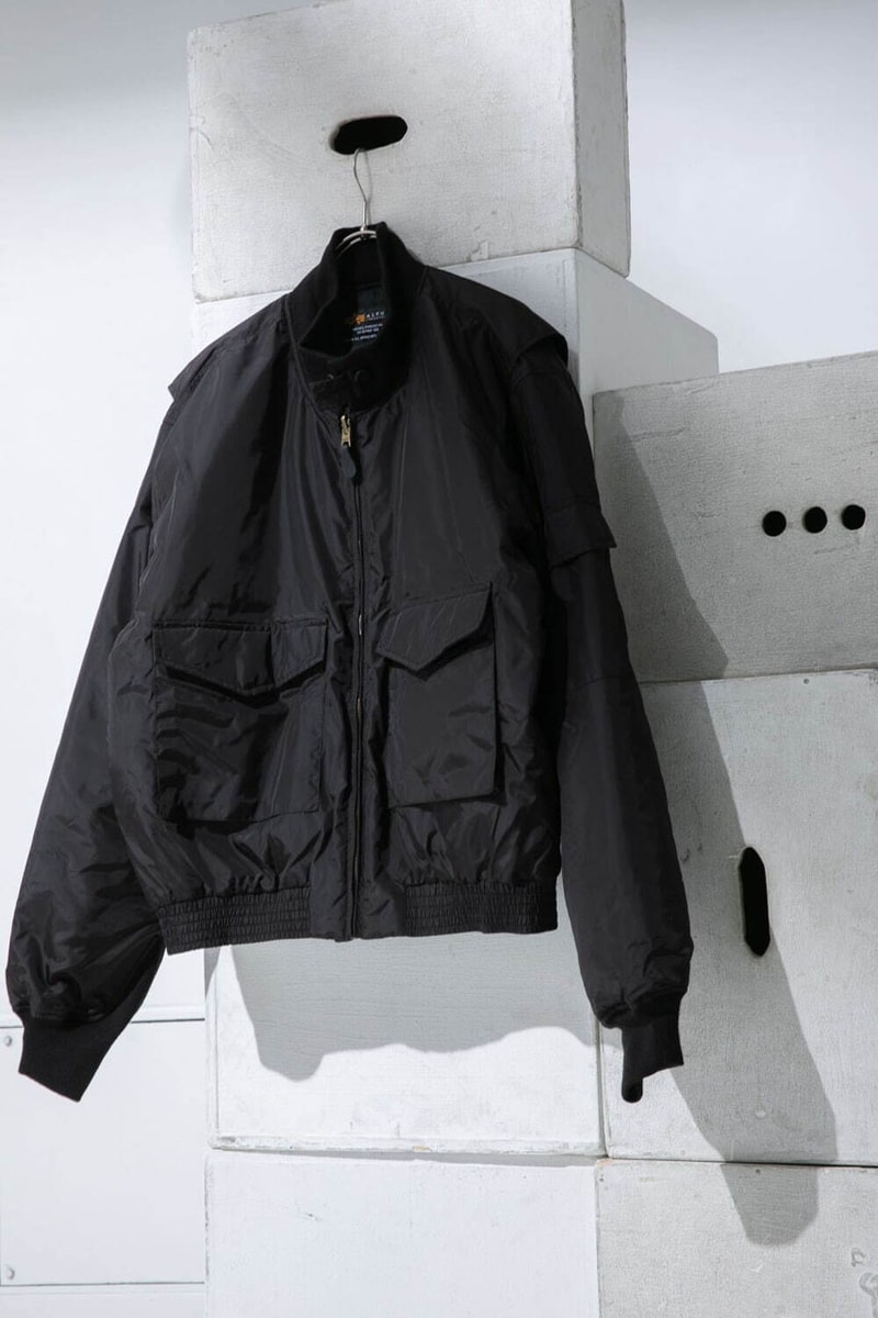 Comme des Garçons Reworks Alpha Industries' MA-1 Jacket collab flight bomber jacket release info price cdg play homme