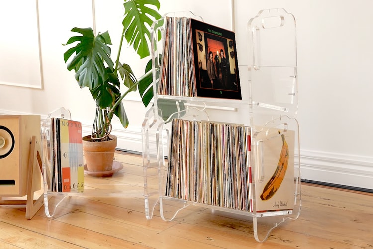 This Translucent Record Storage System Is Inspired By the Visual Aspect Of Vinyl Collecting