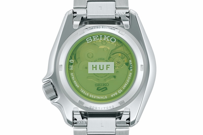 HUF x Seiko 5 Sports SRPL33K1 Watch Collaboration Release Info