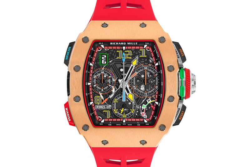 JOOPITER Auctions Rare Pharrell Williams-Signed Richard Mille Watch RM 65-01 Automatic Split-Seconds Chronograph and Experience swiss manufacturere