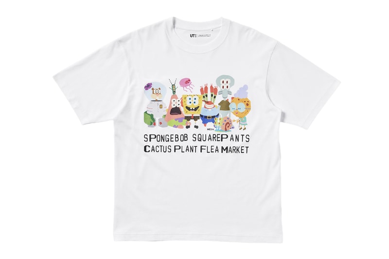 Uniqlo UT Officially Launches SpongeBob x Cactus Plant Flea Market Collection collaboration squarepants t-shirt december holiday