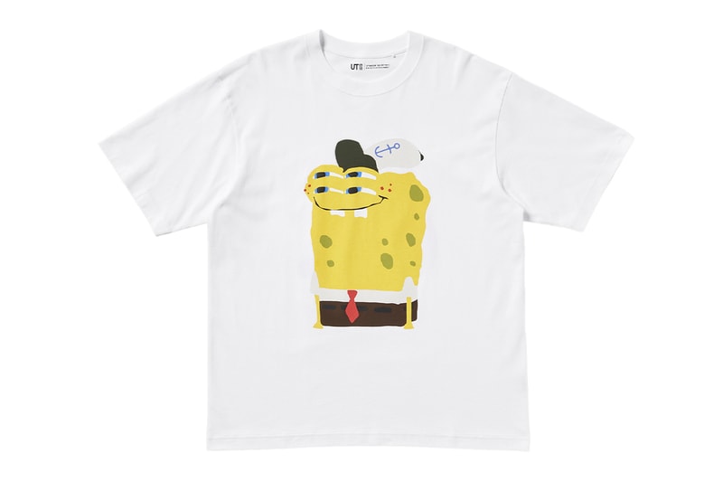 Uniqlo UT Officially Launches SpongeBob x Cactus Plant Flea Market Collection collaboration squarepants t-shirt december holiday
