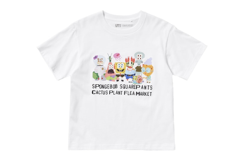 Uniqlo UT Officially Launches SpongeBob x Cactus Plant Flea Market Collection collaboration squarepants t-shirt december holiday