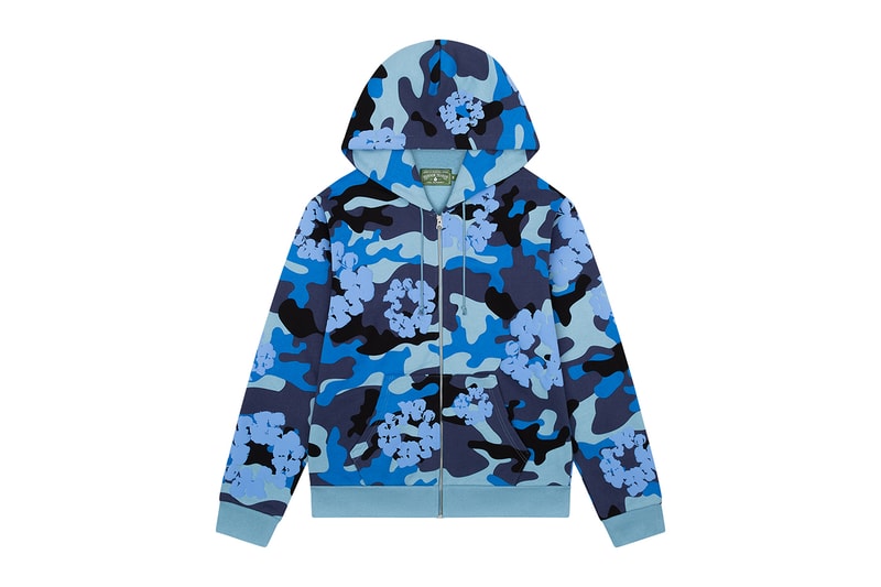 Denim Tears Drops Camo Cotton Wreath Collection african diaspora goods cozy sweatsuit durags pajamas puffer jackets