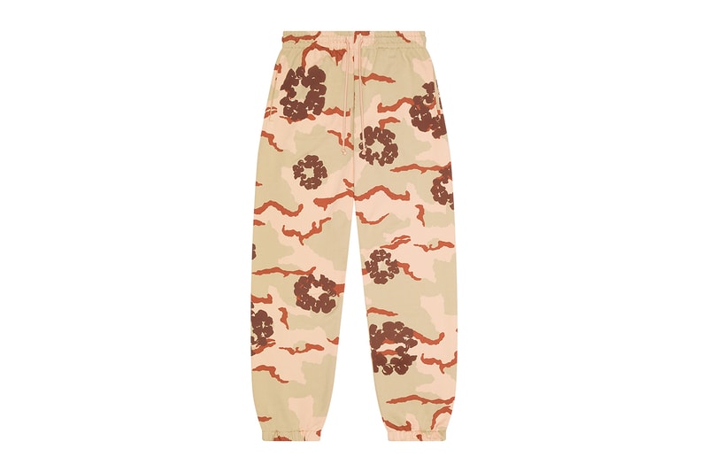 Denim Tears Drops Camo Cotton Wreath Collection african diaspora goods cozy sweatsuit durags pajamas puffer jackets