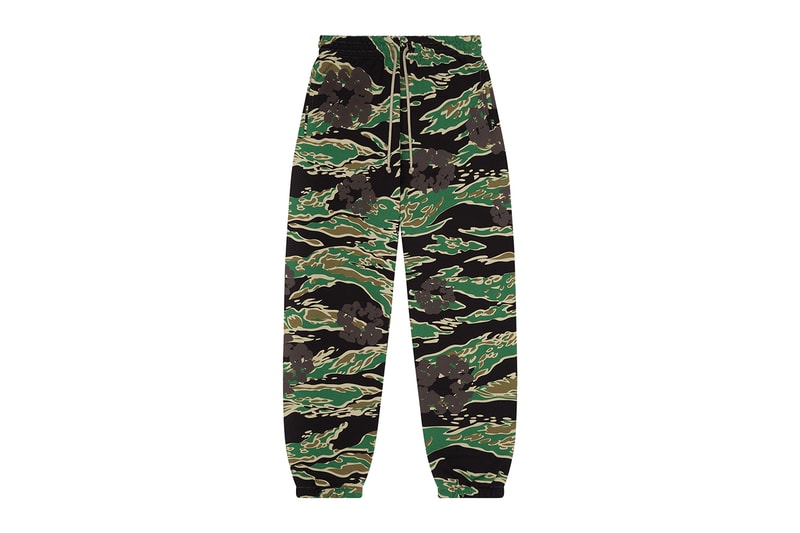 Denim Tears Drops Camo Cotton Wreath Collection african diaspora goods cozy sweatsuit durags pajamas puffer jackets