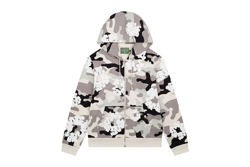 Denim Tears Drops Camo Cotton Wreath Collection african diaspora goods cozy sweatsuit durags pajamas puffer jackets