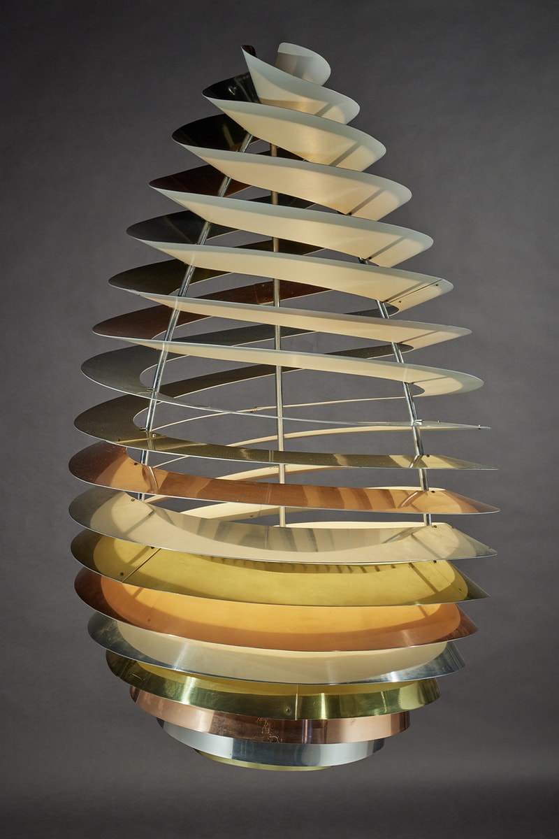 Sotheby's Important Design Sale Rare Louis Poulsen Lamps Designed By Poul Henningsen PH Spiral Pendant ”The House of The Day After Tomorrow" Artichoke Pendant  PH 2/2 Piano Lamp Highlights