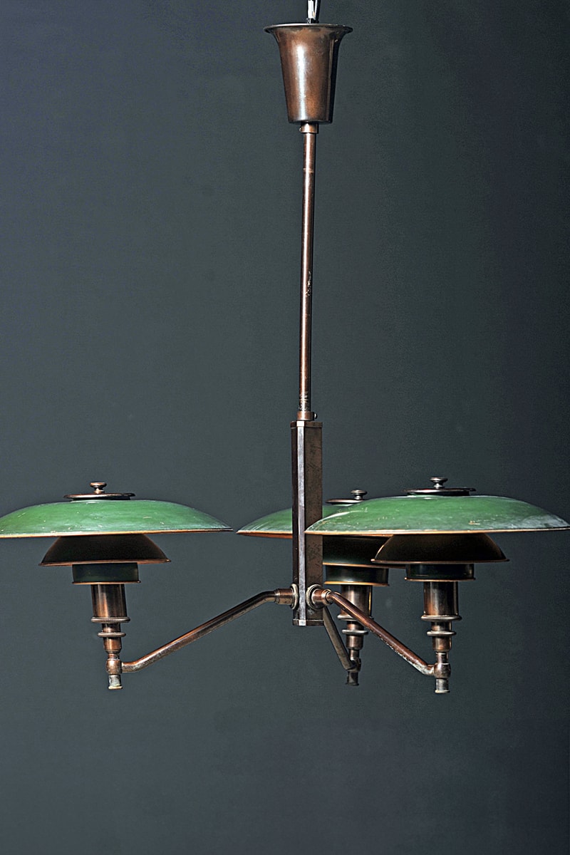Sotheby's Important Design Sale Rare Louis Poulsen Lamps Designed By Poul Henningsen PH Spiral Pendant ”The House of The Day After Tomorrow" Artichoke Pendant  PH 2/2 Piano Lamp Highlights