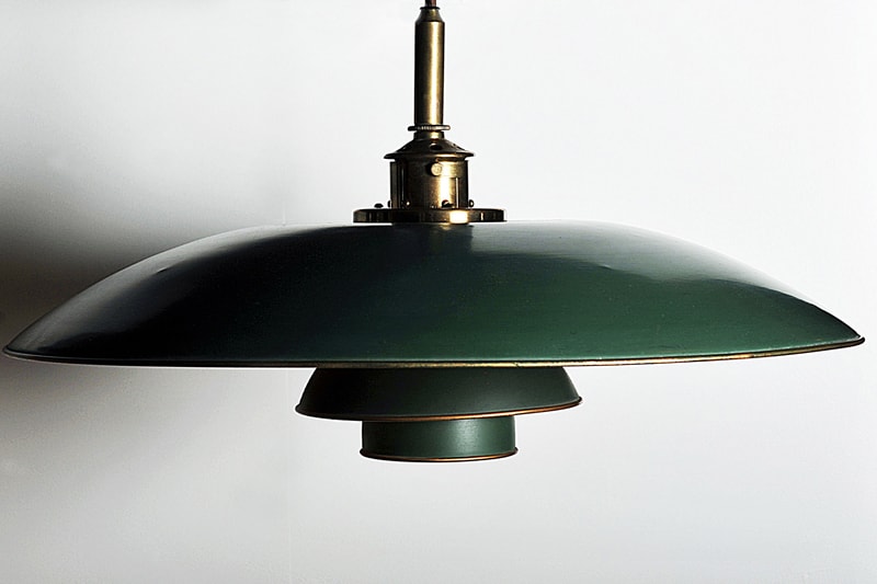 Sotheby's Important Design Sale Rare Louis Poulsen Lamps Designed By Poul Henningsen PH Spiral Pendant ”The House of The Day After Tomorrow" Artichoke Pendant  PH 2/2 Piano Lamp Highlights