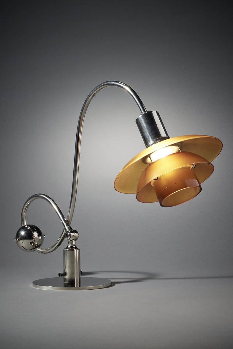Sotheby's Important Design Sale Rare Louis Poulsen Lamps Designed By Poul Henningsen PH Spiral Pendant ”The House of The Day After Tomorrow" Artichoke Pendant  PH 2/2 Piano Lamp Highlights