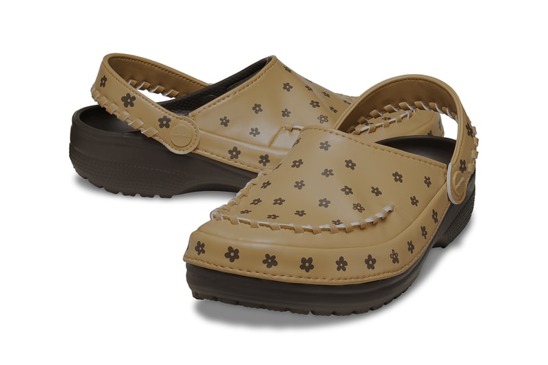 Story mfg. Releases Eco-Friendly Crocs Collaboration conscious faux leather upper slip-on timeless dna brands clog espresso rich brown tone 