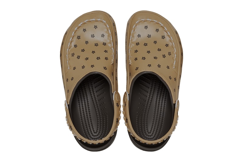 Story mfg. Releases Eco-Friendly Crocs Collaboration conscious faux leather upper slip-on timeless dna brands clog espresso rich brown tone 