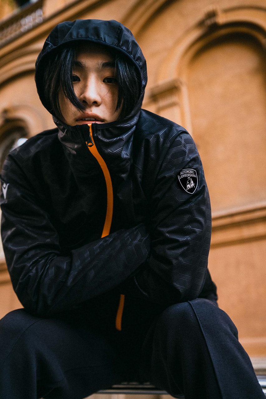 streetsnaps Kim-André Knutsen aka Minikim macron sportswear lamborghini automobil x collaboration collab streetwear performance fashion style street bologna italy italian heritage legacy sport diving xtreme youtube