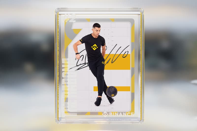 binance cristiano ronaldo nft digital collectibles foreverskills forever worldwide masterclass football competition online super rare holder 