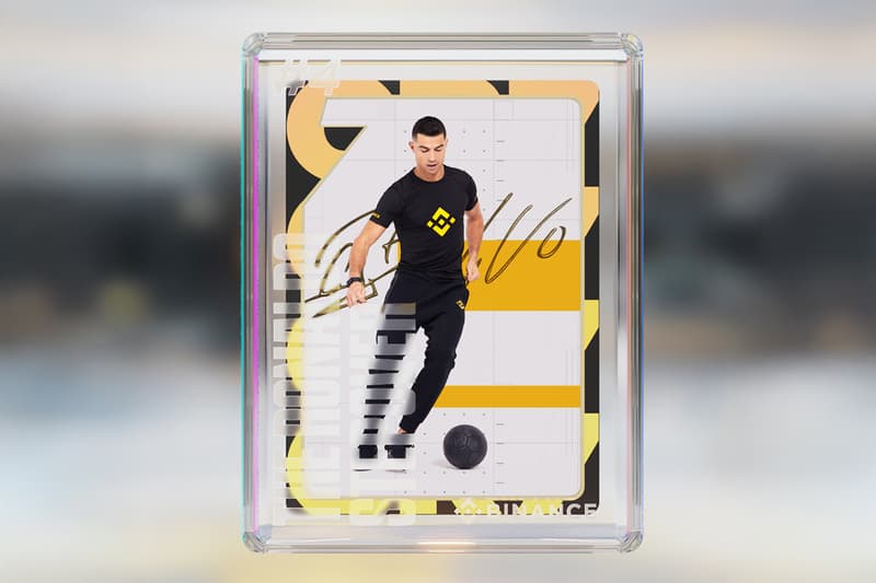 binance cristiano ronaldo nft digital collectibles foreverskills forever worldwide masterclass football competition online super rare holder 