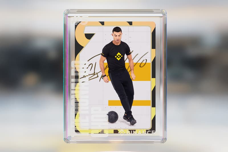 binance cristiano ronaldo nft digital collectibles foreverskills forever worldwide masterclass football competition online super rare holder 